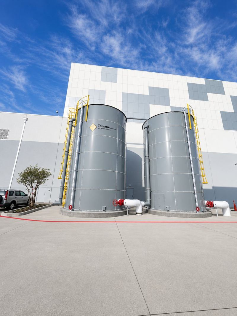 FBE bolted steel tanks in service