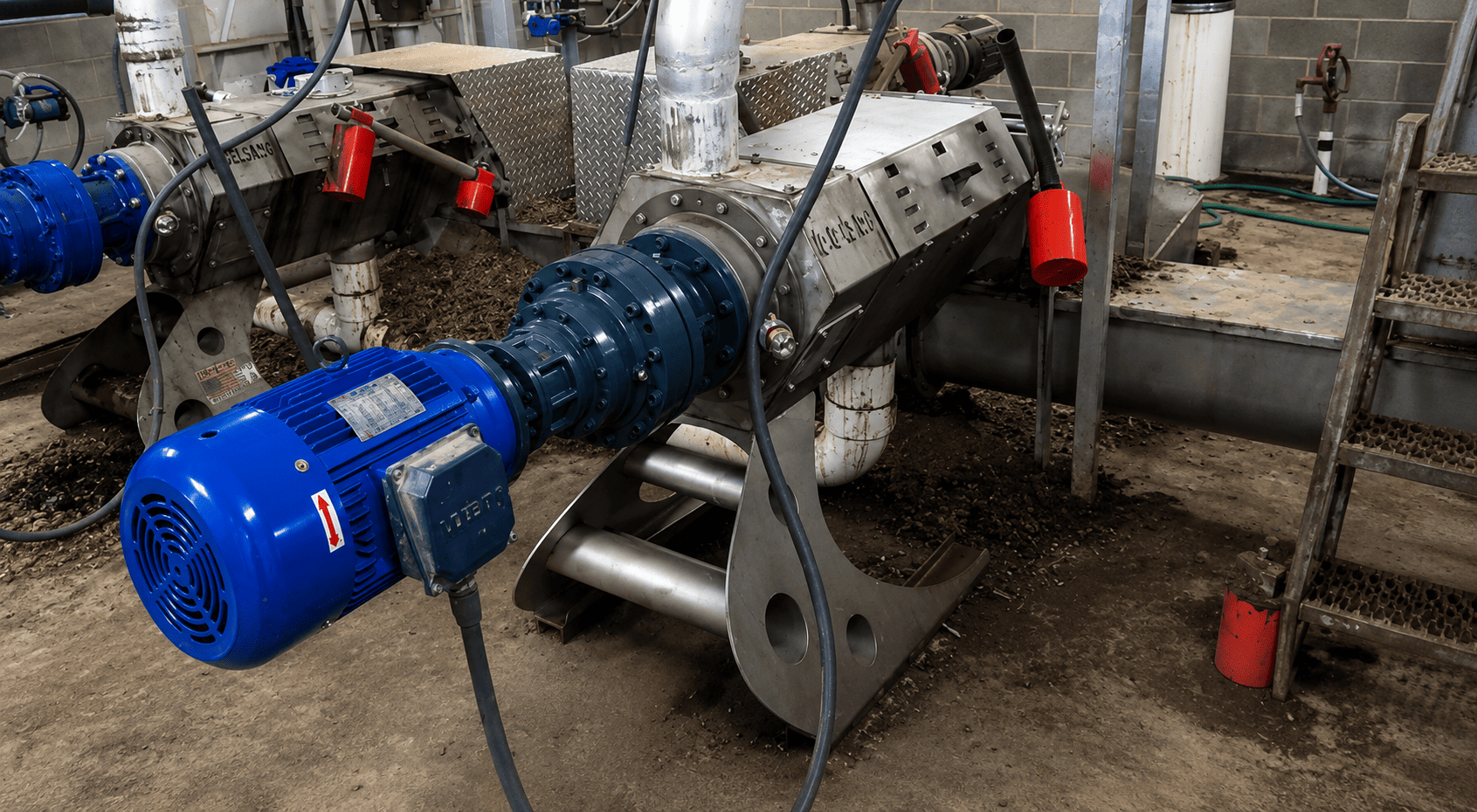 Doda chopper pump installed in the field for slurry and sludge transfer