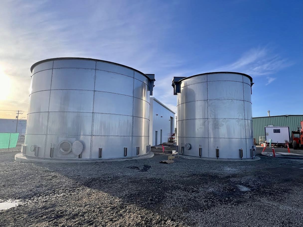 Bolted steel storage tanks installation